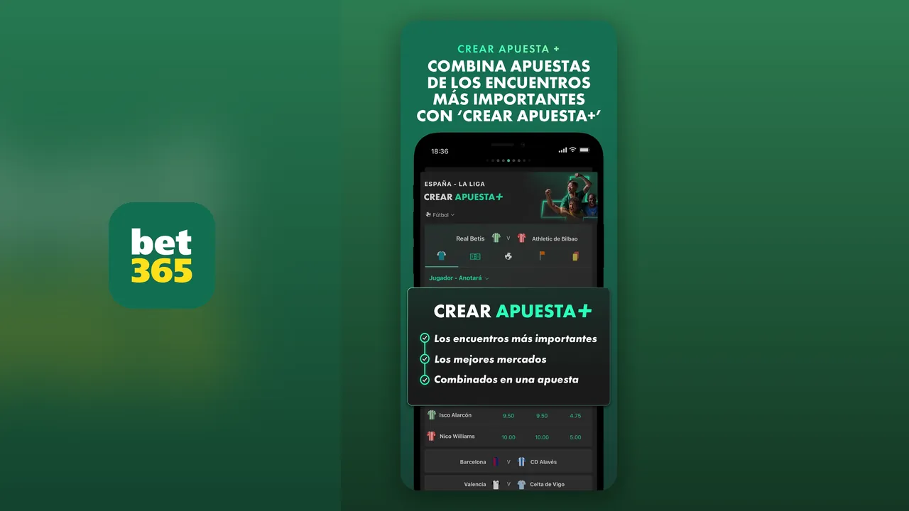 Capturas oficiales de la app de Bet365 en la App Store de España