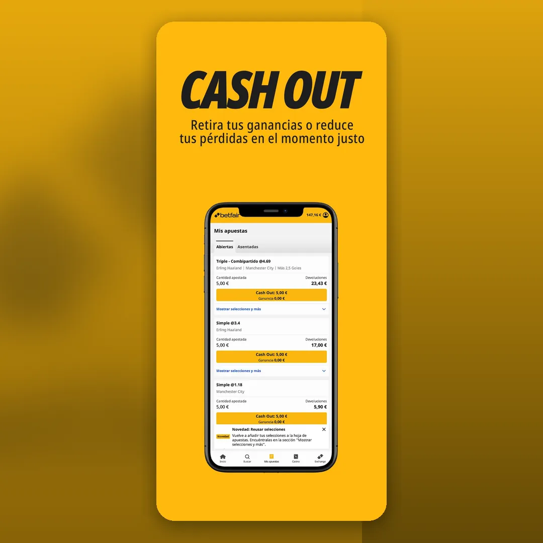 Captura oficial de la app de Betfair en la App Store de España