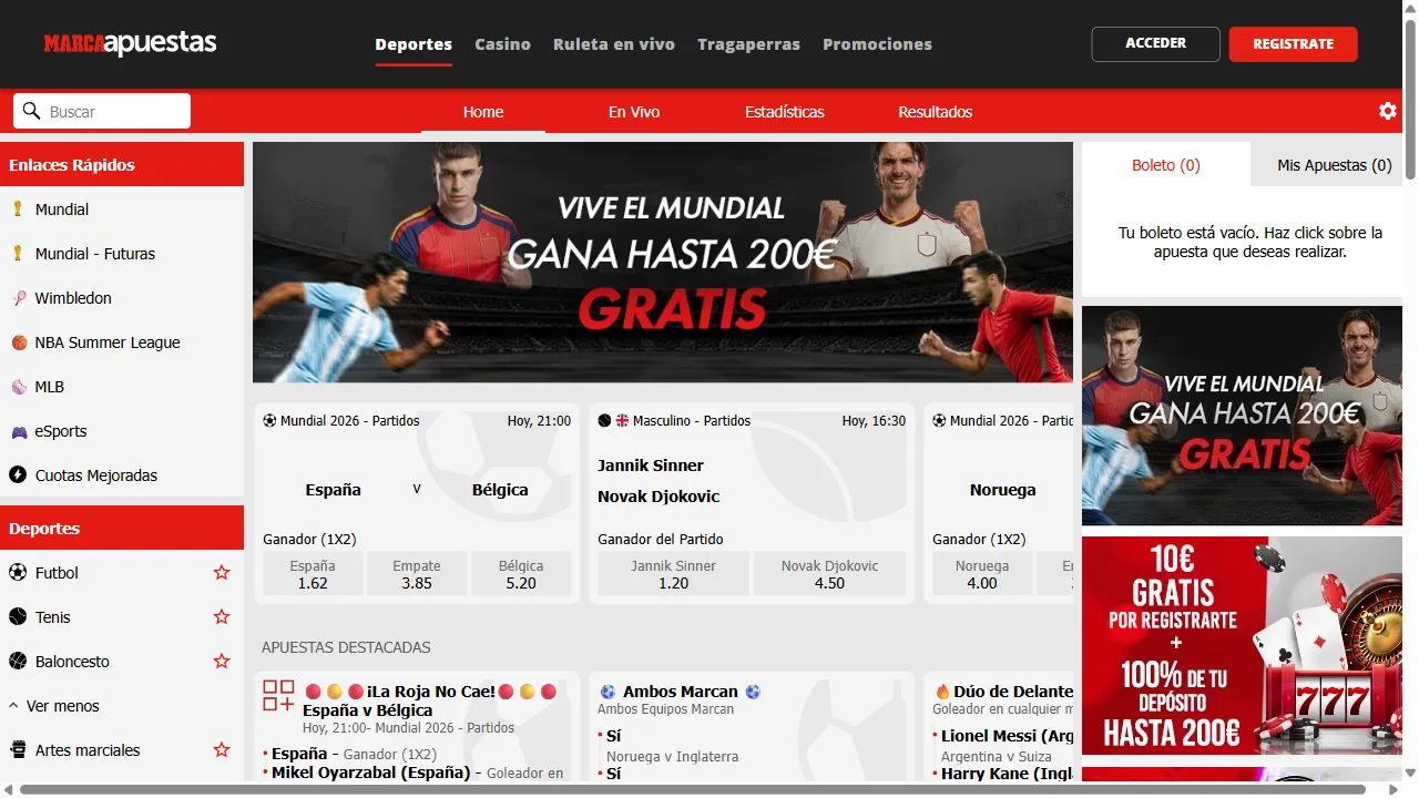 Marca Apuestas — casa de apuestas
