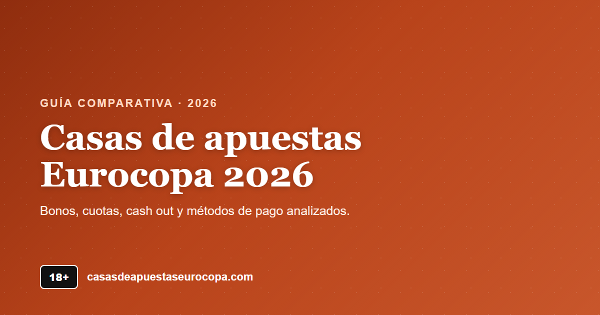 Casas de apuestas Eurocopa
